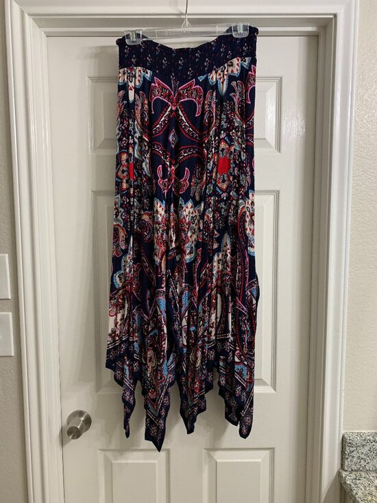 Bila Dresses & Skirts - Bila Brand Women's Multi-Color Handkerchief Skirt, Size Large